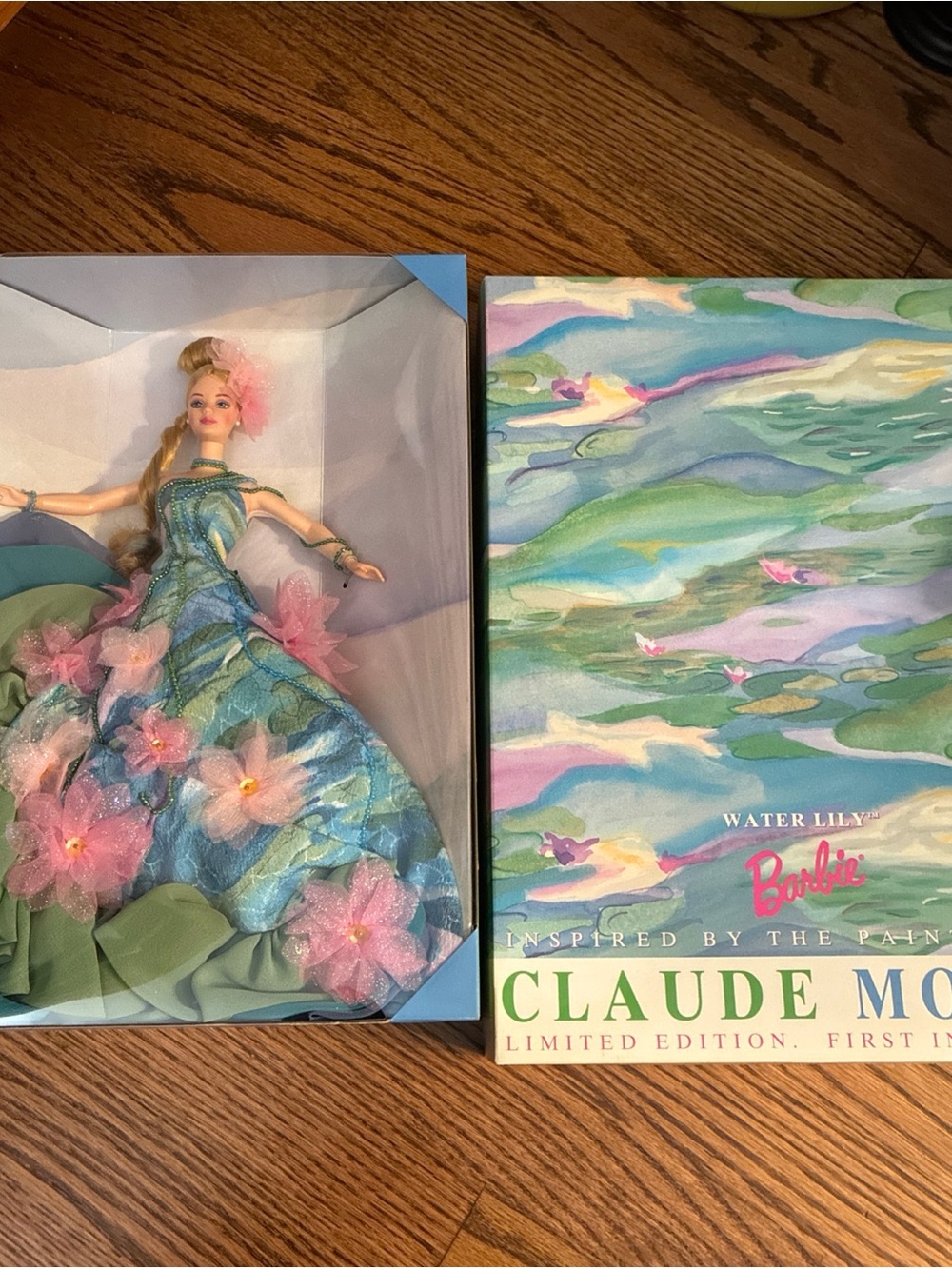 Claude Monet Water Lily Limited Edition Barbie Doll First in a Series 1997